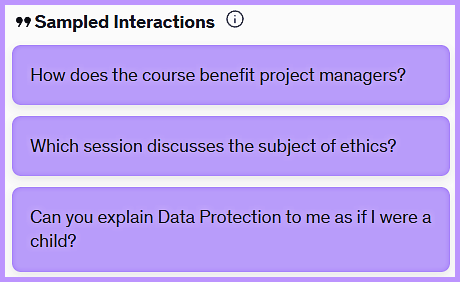 instructors can learn how students are interacting